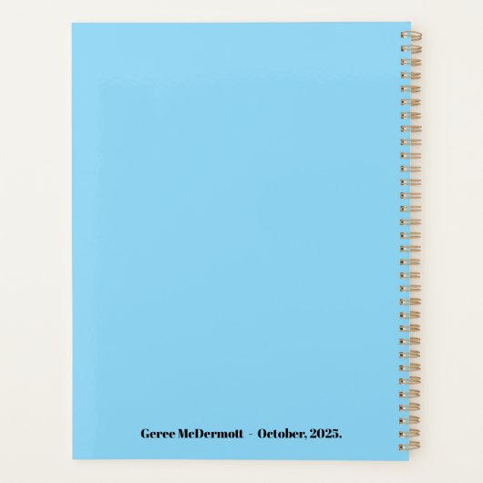 Happy Dog Planner (Achterkant)