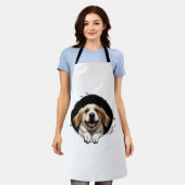 Happy dog schort (Gedragen)