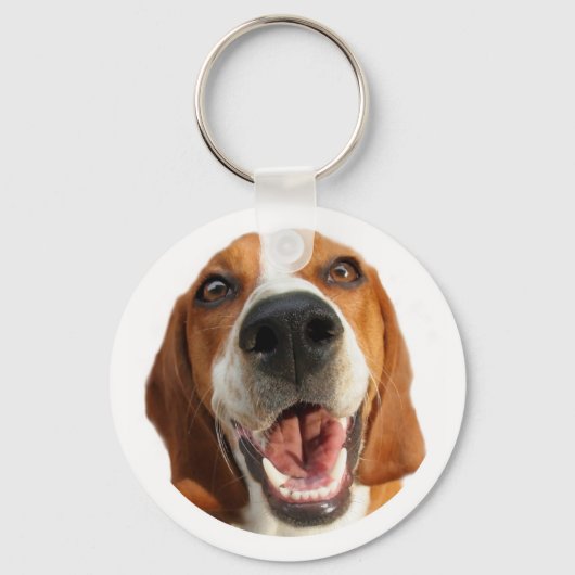 Happy Dog Sleutelhanger (Voorkant)