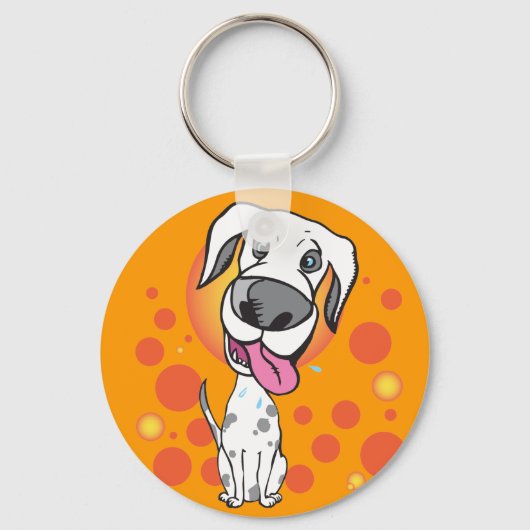 Happy Dog Sleutelhanger (Voorkant)