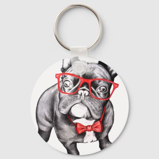 Happy Dog Sleutelhanger (Voorkant)