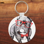 Happy Dog Sleutelhanger (Voorkant)