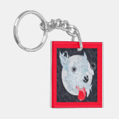 Happy Dog Sleutelhanger (Voorkant Links)