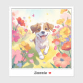 Happy Dog Sticker (Vel)