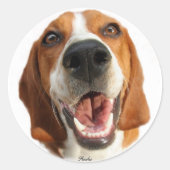 Happy Dog Sticker (Voorkant)