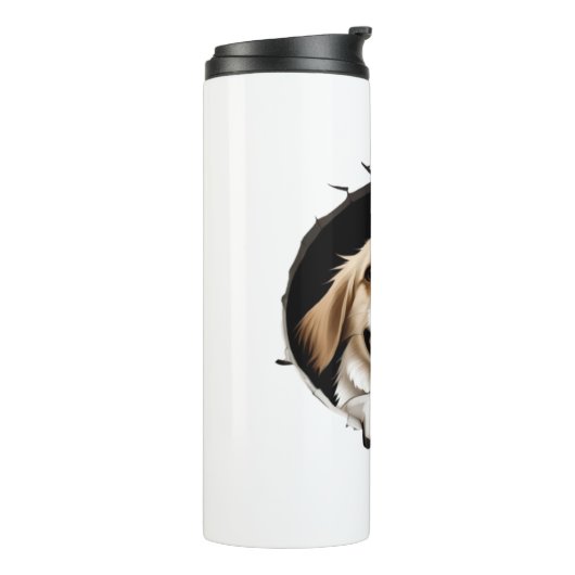 Happy dog thermosbeker (Gedraaid links)