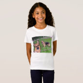 Happy Dog tweetalig T-shirt (Voorkant volledig)
