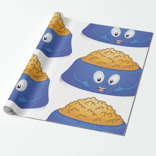 Happy Dog-voedsel Cadeaupapier (Uitgerold)
