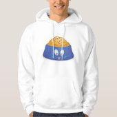Happy Dog-voedsel Hoodie (Voorkant)