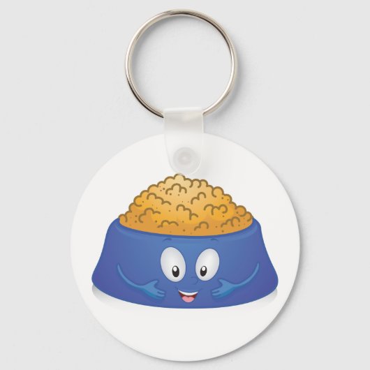 Happy Dog-voedsel Sleutelhanger (Voorkant)