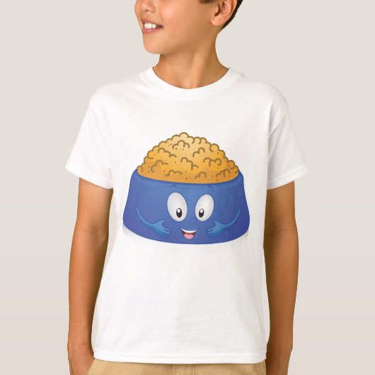 Happy Dog-voedsel T-shirt (Voorkant)