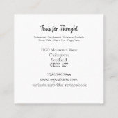 Happy Dog Walking/Dog Groomer Visitekaartje (Achterkant)