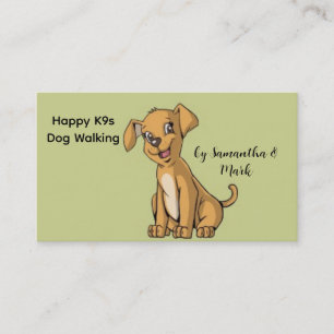 Happy Dog Walking Service Visitekaartje