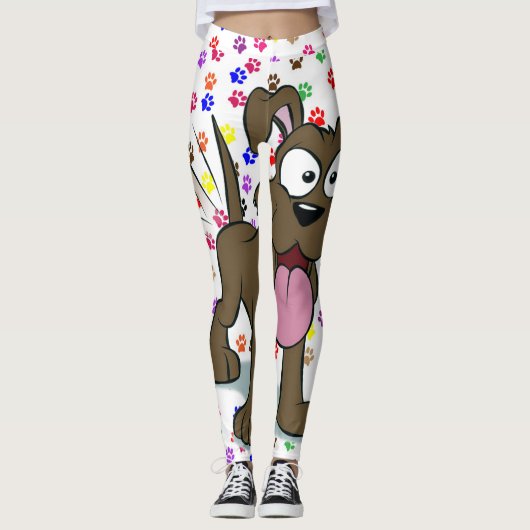 Happy Dog Women's Leggings (Voorkant)