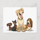 Happy Dogs Briefkaart (Voorkant)