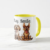 Happy Dogs Coffee Mok – een perfect cadeau voor di (Voorkant rechts)