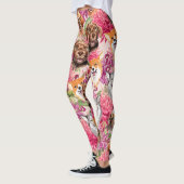 Happy Dogs en Flowers Leggings (Links)