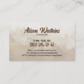 Happy Dogs Illustratie Visitekaartje (Achterkant)