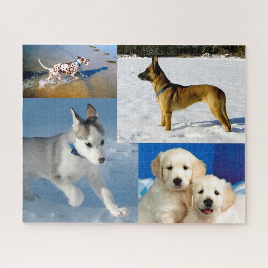 Happy dogs legpuzzel (Horizontaal)