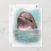 HAPPY DOLPHIN BRIEFKAART (Voorkant / Achterkant)