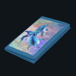 Happy Dolphin Couple Drivoudig Wallet - Blauw Drievoud Portemonnee<br><div class="desc">Dolphin Couple Painting - Kies / voeg uw unieke tekst toe - Naam / Kleur / Lettertype / Grootte / Elementen - Afbeelding - Maak uw speciale cadeautje - Resize en beweeg of verwijder elementen / tekst met aanpassingsgereedschap! Het schilderen en het Ontwerp door MIGNED. Zie mijn andere design/schilderijen. Je...</div>