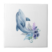 Happy Dolphin Design Tegeltje (Voorkant)