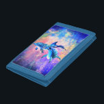 Happy Dolphin Family Trifold Wallet Drievoud Portemonnee<br><div class="desc">Dolphin Couple Painting - - Kies / voeg uw unieke tekst toe - Naam / Kleur / Lettertype / Grootte / Grootte / Elementen - Afbeelding - Maak uw speciale cadeautje - Resize en beweeg of verwijder en voeg elementen / tekst toe met aanpassingsgereedschap! Het schilderen en het Ontwerp door...</div>