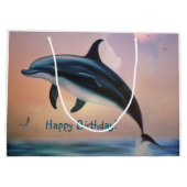 Happy Dolphin Groot Cadeauzakje (Achterkant)