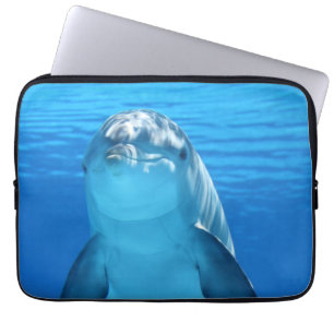 Happy Dolphin Laptop Sleeve