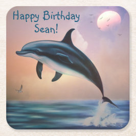 Happy Dolphin Onderzetters