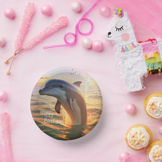 Happy Dolphin Papieren Kommen (Feest)