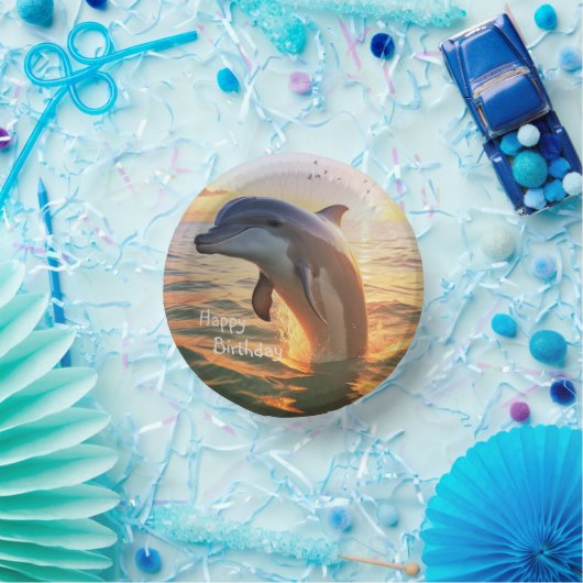 Happy Dolphin Papieren Kommen (Feest)