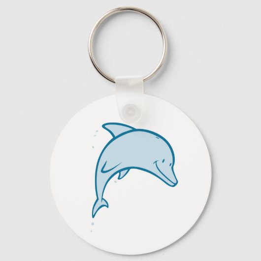 Happy Dolphin Sleutelhanger (Voorkant)