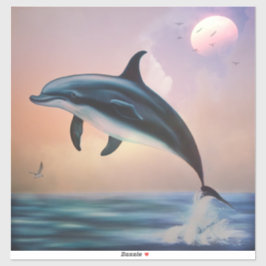 Happy Dolphin Sticker