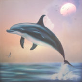 Happy Dolphin Sticker (Voorkant)