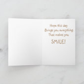 Happy Dolphin Verjaardag Kaart (Binnen)