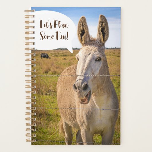 "Happy Donkey" Custom Planner (Voorkant)