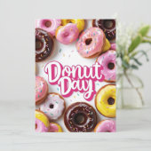 Happy Donut Day Kaart (Staand voorkant)