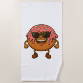 Happy Donuts Strandlaken (Voorkant)