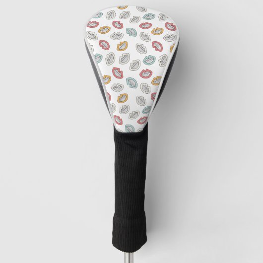 Happy Doodle Laugh Golfheadcover (Voorkant)