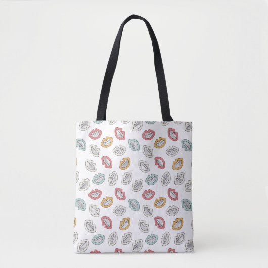Happy Doodle Laugh Tote Bag (Voorkant)