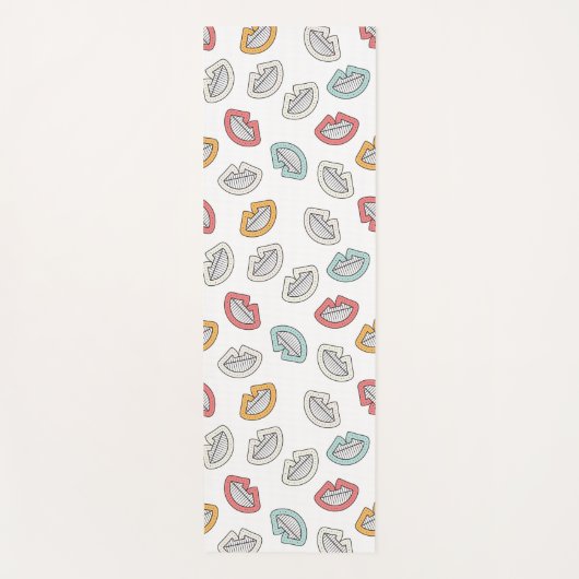 Happy Doodle Laugh Yogamat (Voorkant)