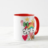 Happy Doodles Mok (Voorkant rechts)