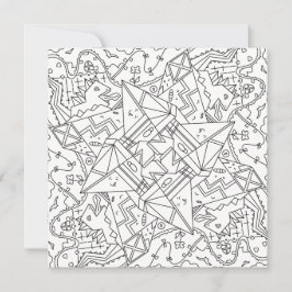 Happy Doodles: Origami Dinosaur Land Kleurstof