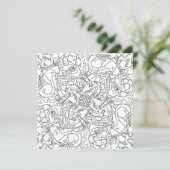 Happy Doodles: Over de hele wereld Kleurend Platte (Staand voorkant)