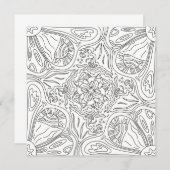 Happy Doodles: Zonnige dag kleurstof Kaart voor ki (Voorkant / Achterkant)