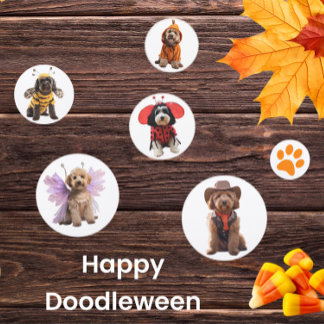 Happy Doodleween Tafel Confetti