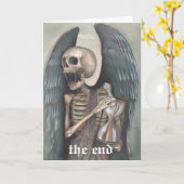 happy Doomsday card the end apocalypse armageddon Kaart (Gele Bloem)