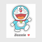 Happy Doraemon Sticker (Vel)