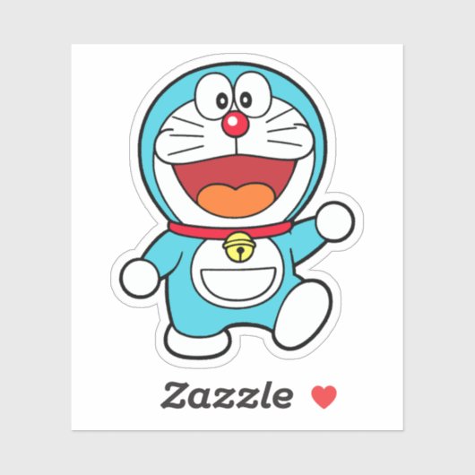 Happy Doraemon Sticker (Vel)